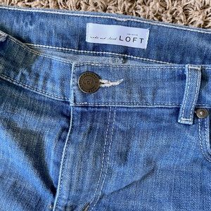 Loft jean shorts
